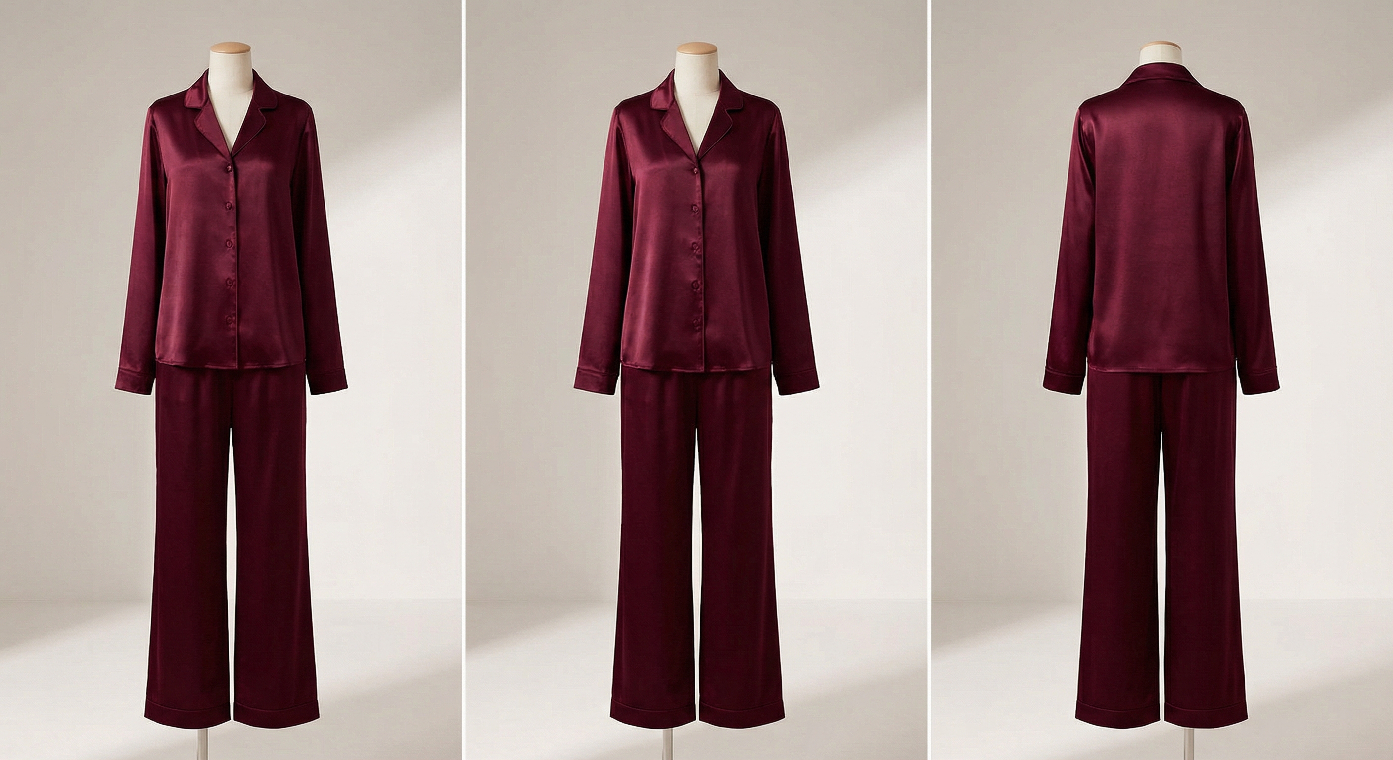 Ensemble satin femme